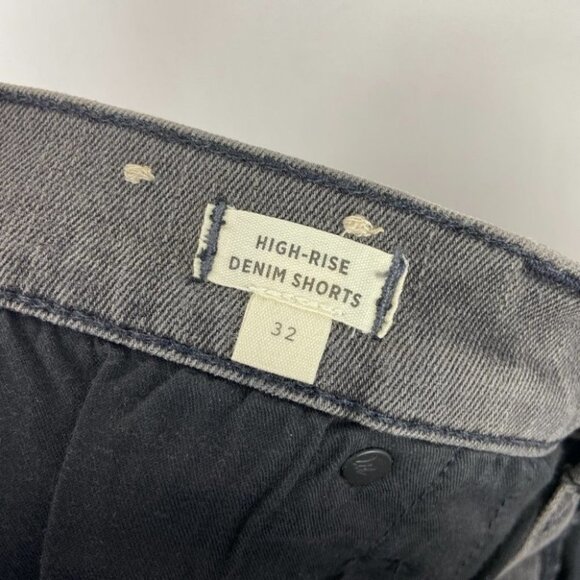 NEW Madewell High Rise Denim Shorts Grey Black Size 32 M5774 2021 Cotton 2021 - Picture 5 of 15